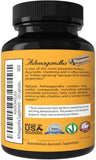 NutraHerbals Ashwagandha : extrait de poivre noir pour meilleure absorption.