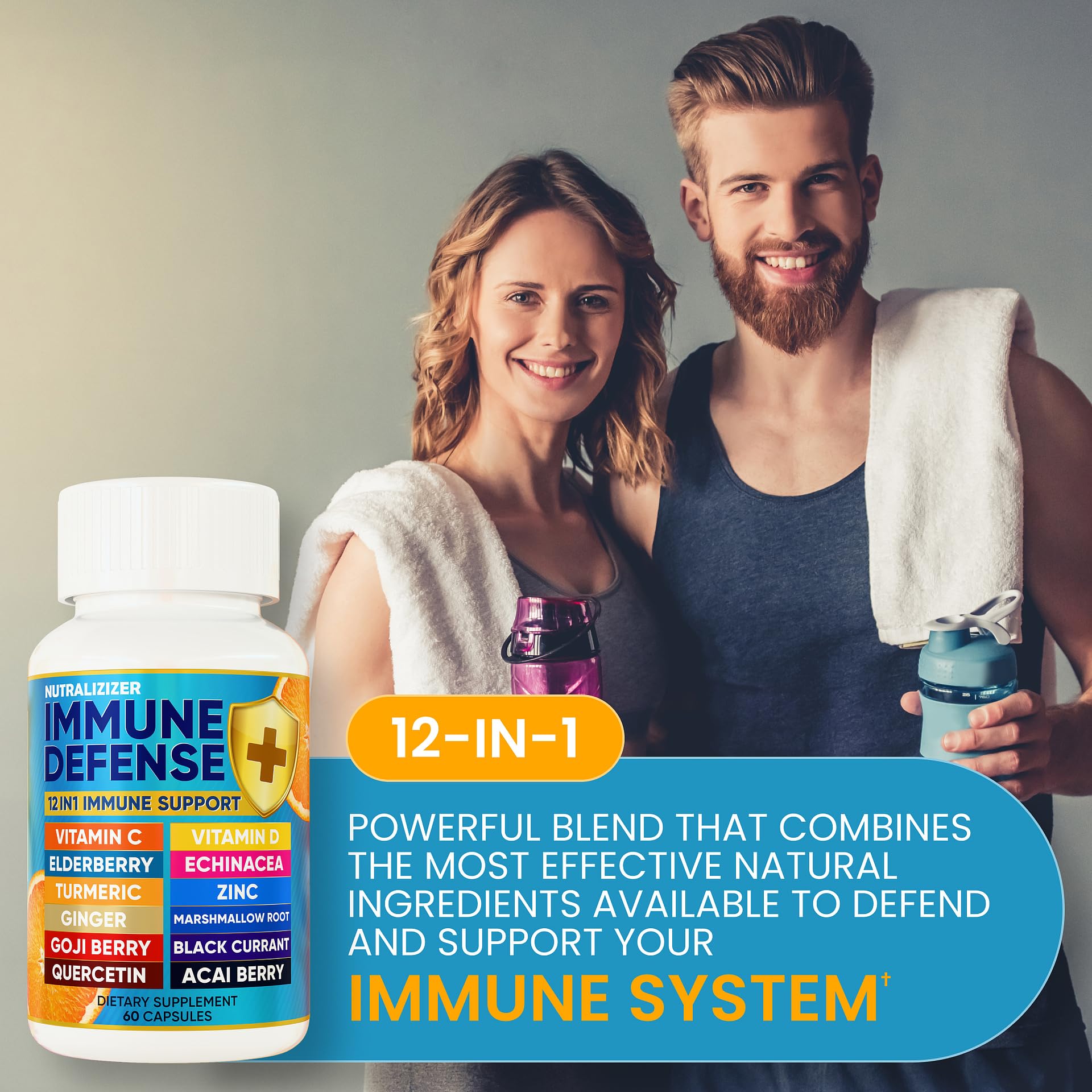 NUTRALIZIZER Zinc et vitamine C – nutriments essentiels pour le bien-être.