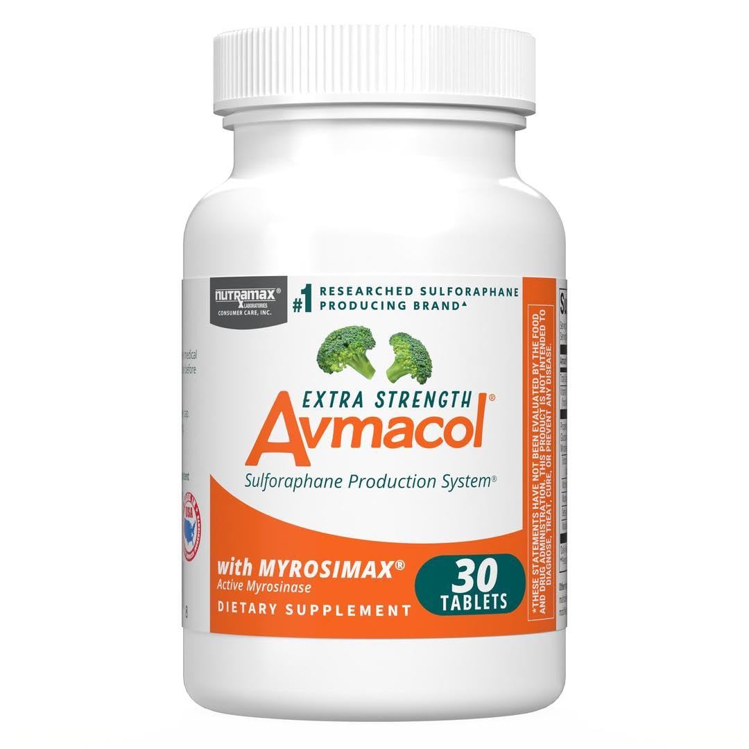 Nutramax Avmacol Extra Strength, tablette quotidienne, soutien detox potentiel.