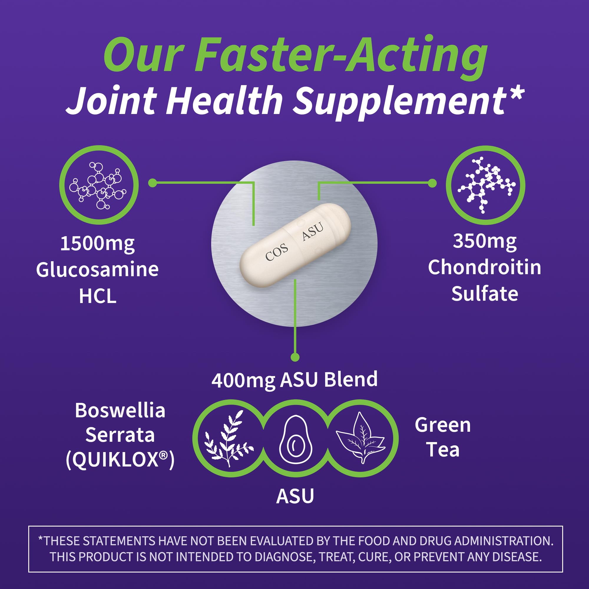Cosamin ASU Nutramax: ASU et Boswellia pour le soutien articulaire