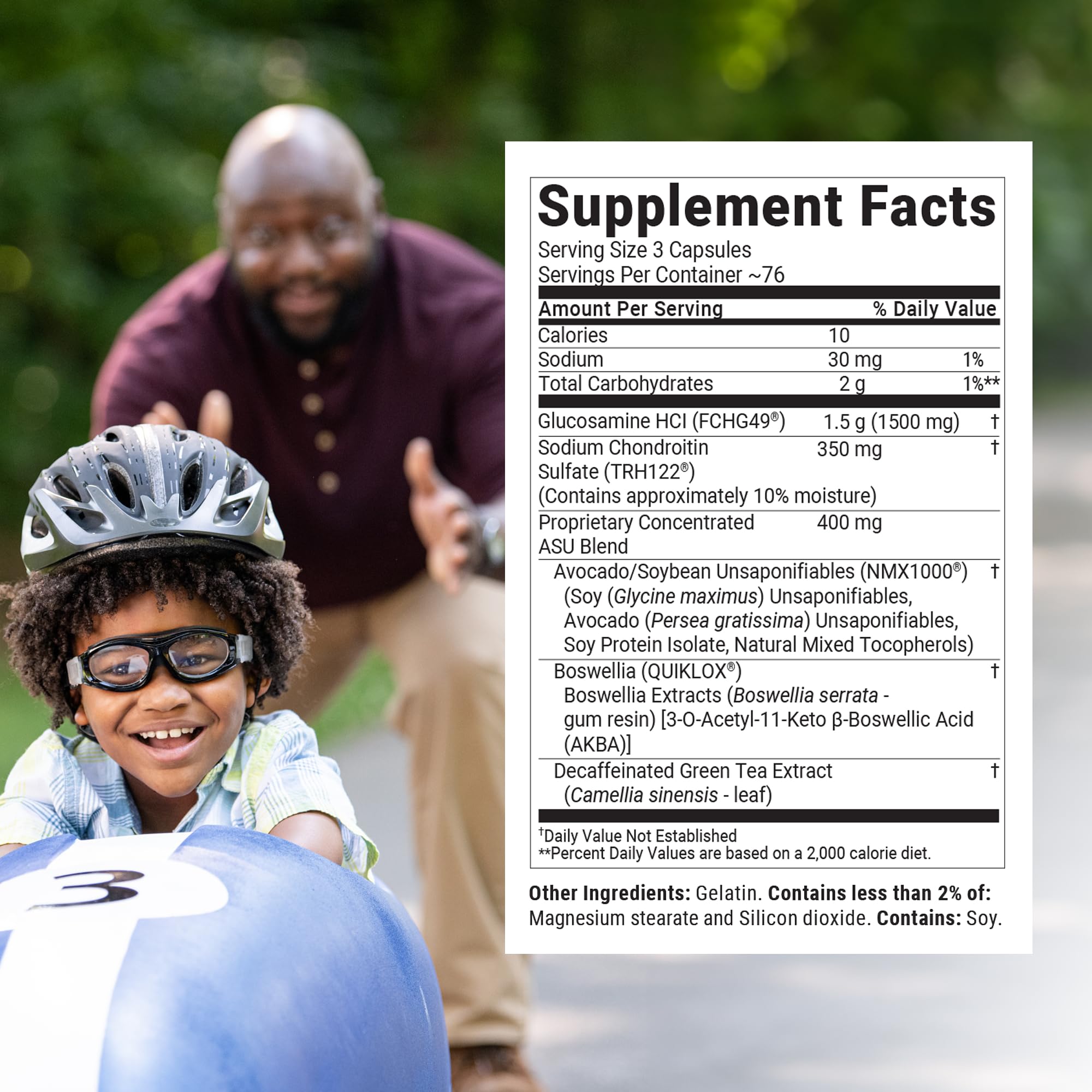 Cosamin ASU Nutramax: ingrédients clés glucosamine et chondroïtine