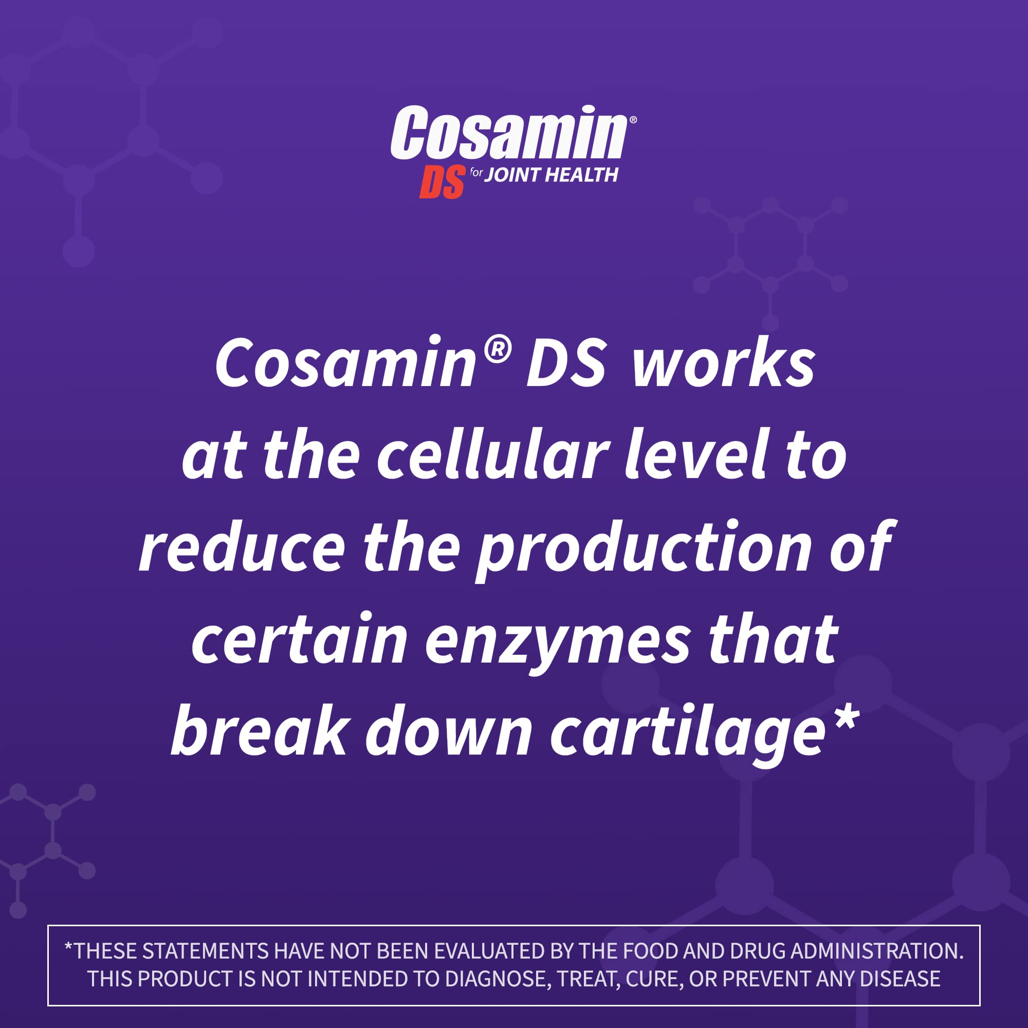 Cosamin DS Nutramax bouteille en main, prise quotidienne facile dans la journée.