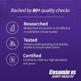 Cosamin DS Nutramax produit sur plan de travail, référence sûre pour achats réfléchis.