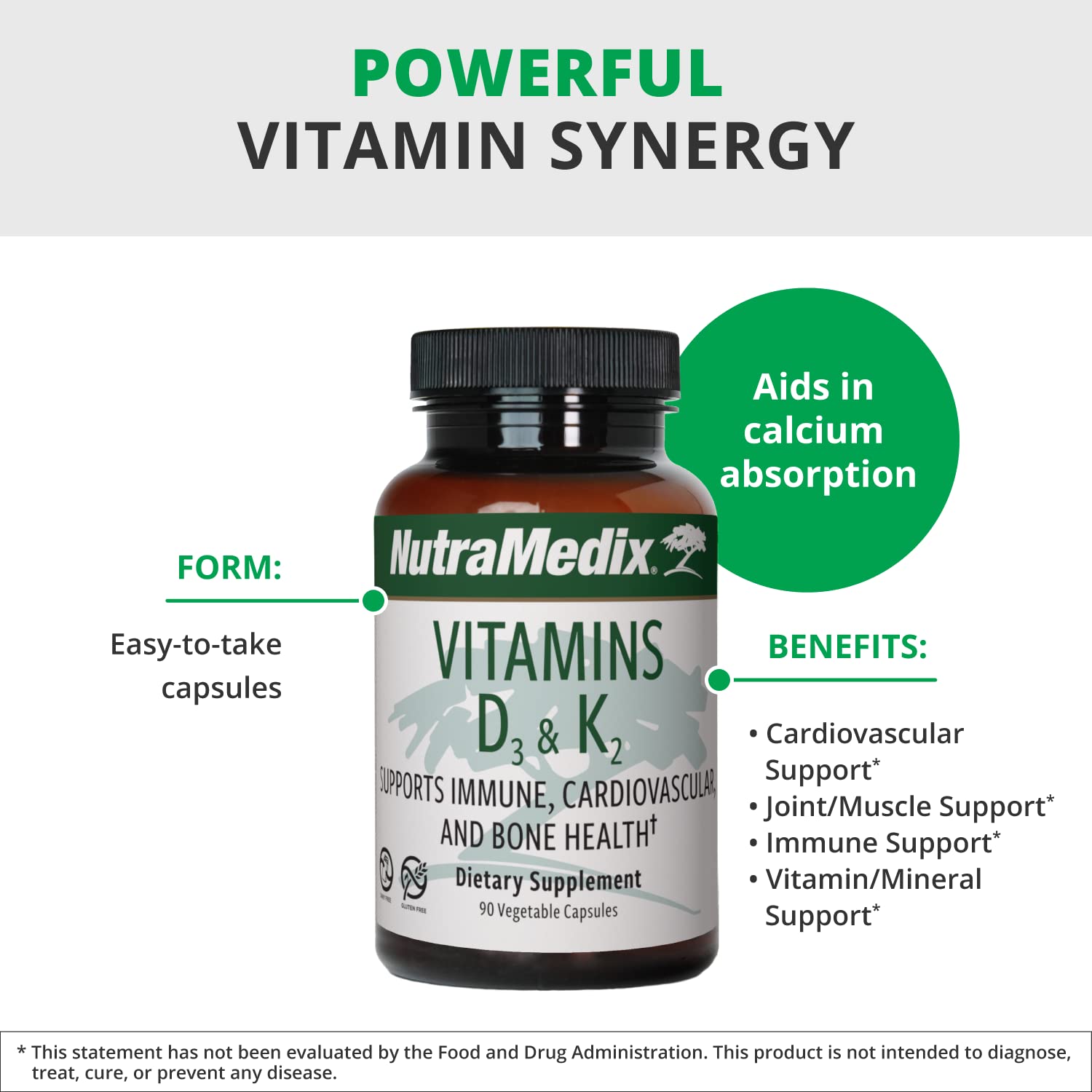 NutraMedix vitamine D3 et K2, ambiance saine et équilibre au quotidien.