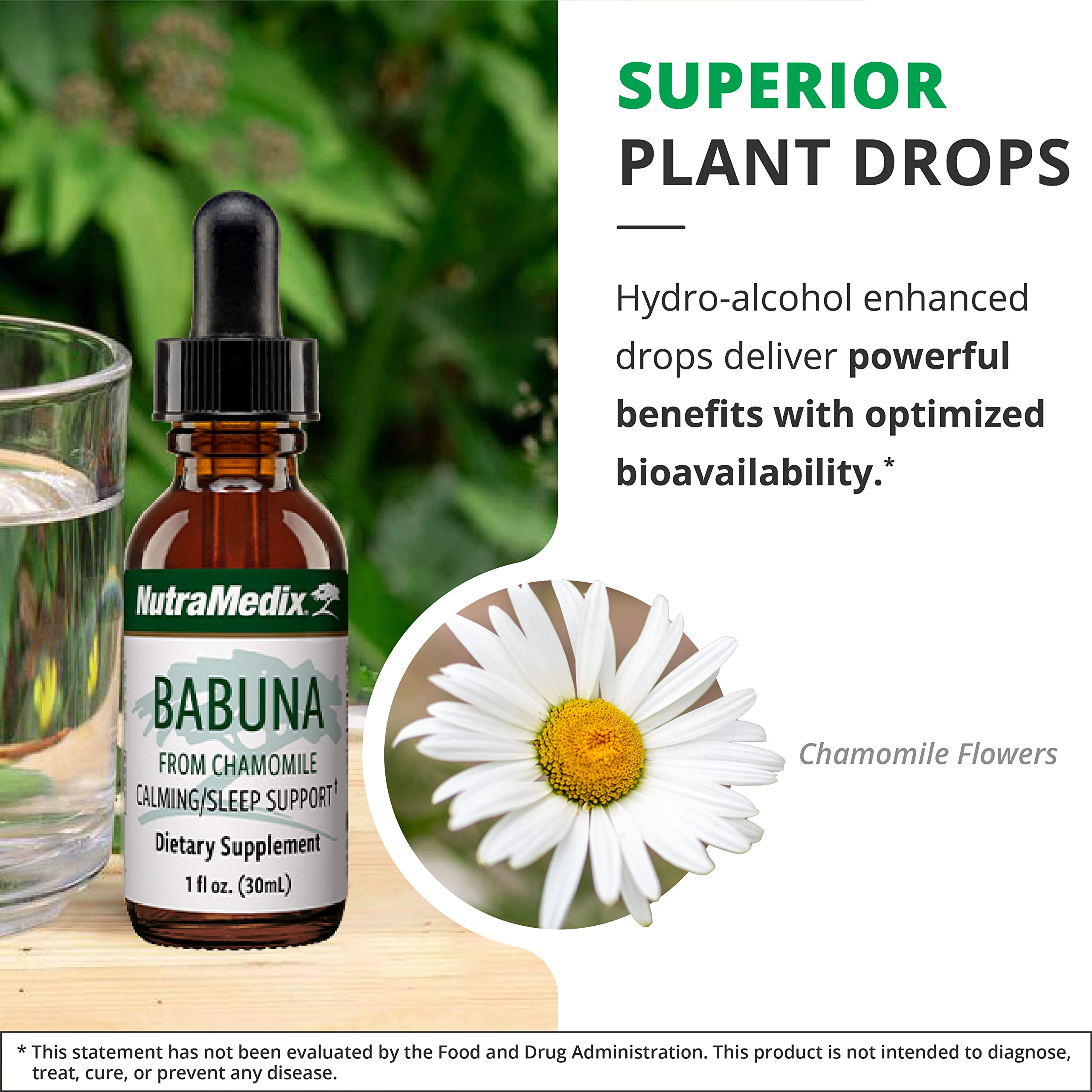 NutraMedix Babuna: dilution dans l'eau pour boisson apaisante