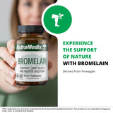 NutraMedix Bromélaïne, soutien à l’exercice quotidien et récupération éventuelle.