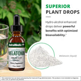 NutraMedix Mélatonine – application sur les tempes pour un confort ponctuel.