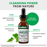 Emballage NutraMedix Persil, boîte claire facilitant le stockage et l’achat.