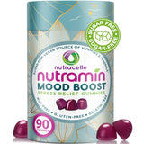 Nutramin en bouteille : bonbons gélifiés d'humeur et soutien potentiel.