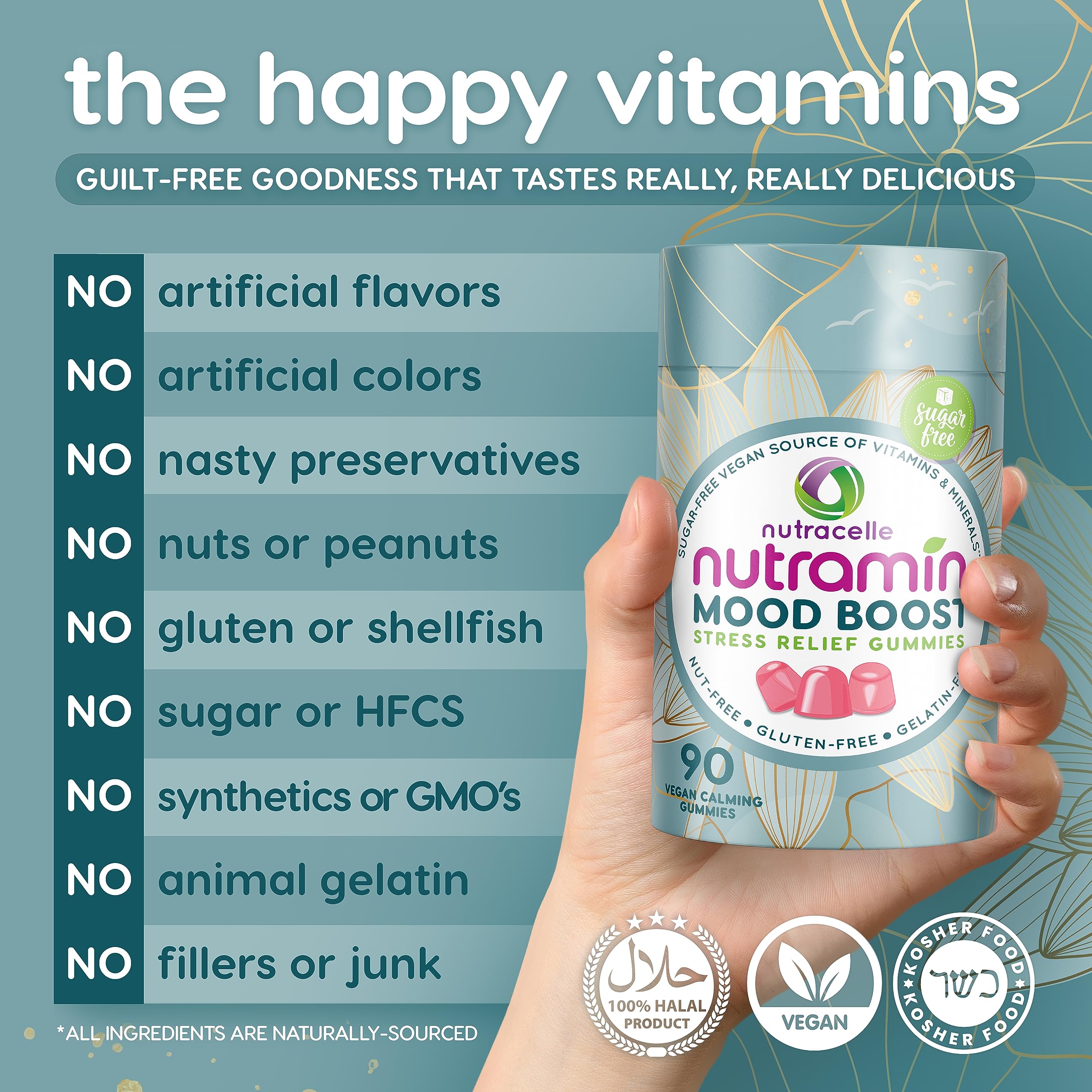 Nutramin par Nutracelle : arôme fraise naturel et agréable.