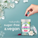 Nutramin par Nutracelle : emballage sans allergènes pour la sécurité.