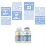 Nutranize Zone: calcium avec D3 et K2 MK-7 pour mobilité et vitalité.
