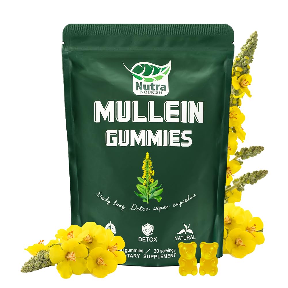 NutraNourish Gommes Mullein photo-ensemble, intégré facilement dans la routine.
