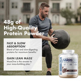 NutraOne Massone Gainer: bouteille prête pour shake rapide en déplacement.