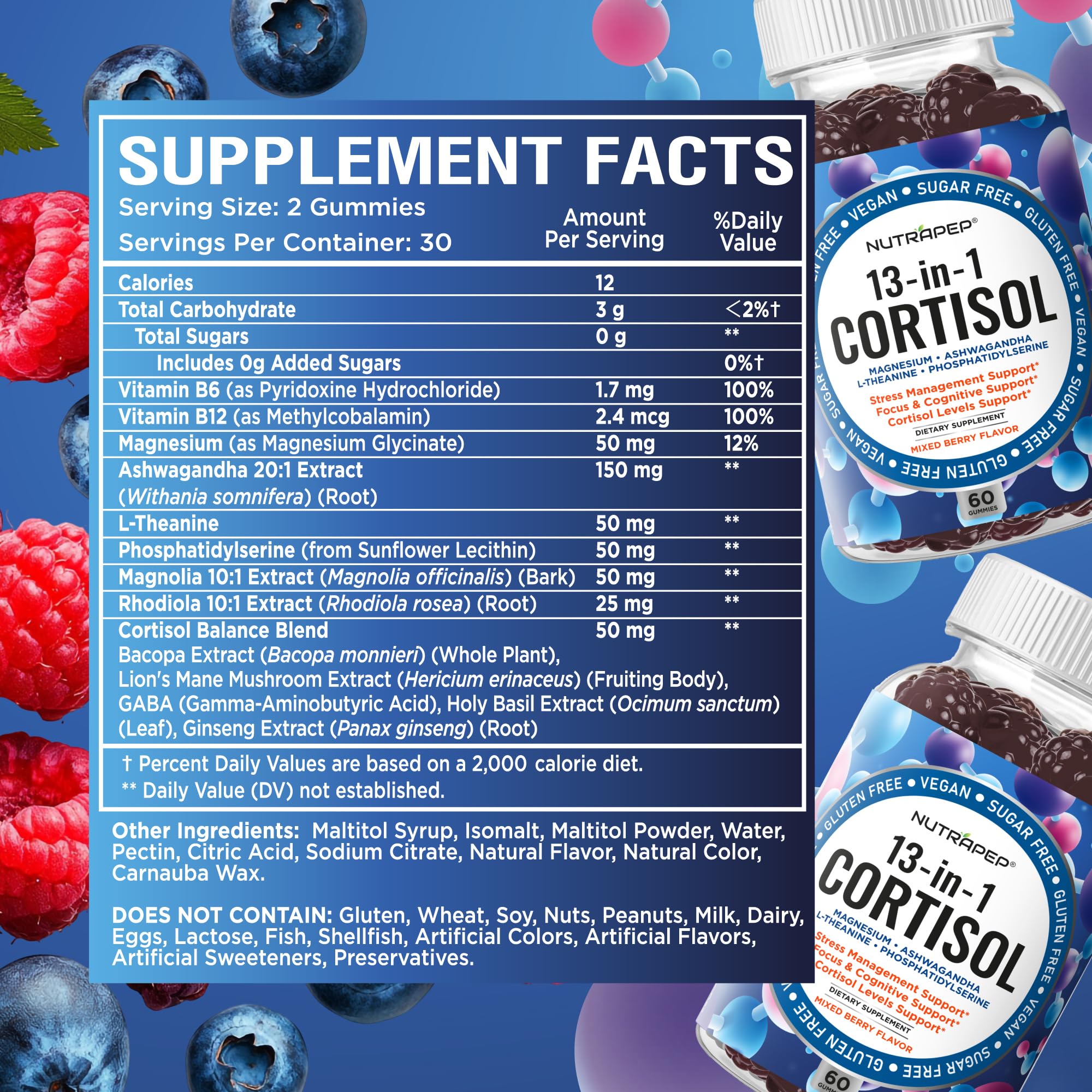 Soutien lors journées chargées avec NutraPep Cortisol Gummies.