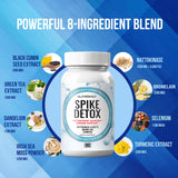 NutraPep Spike Detox: curcuminoïdes illustrés, soutien antioxydant potentiel.