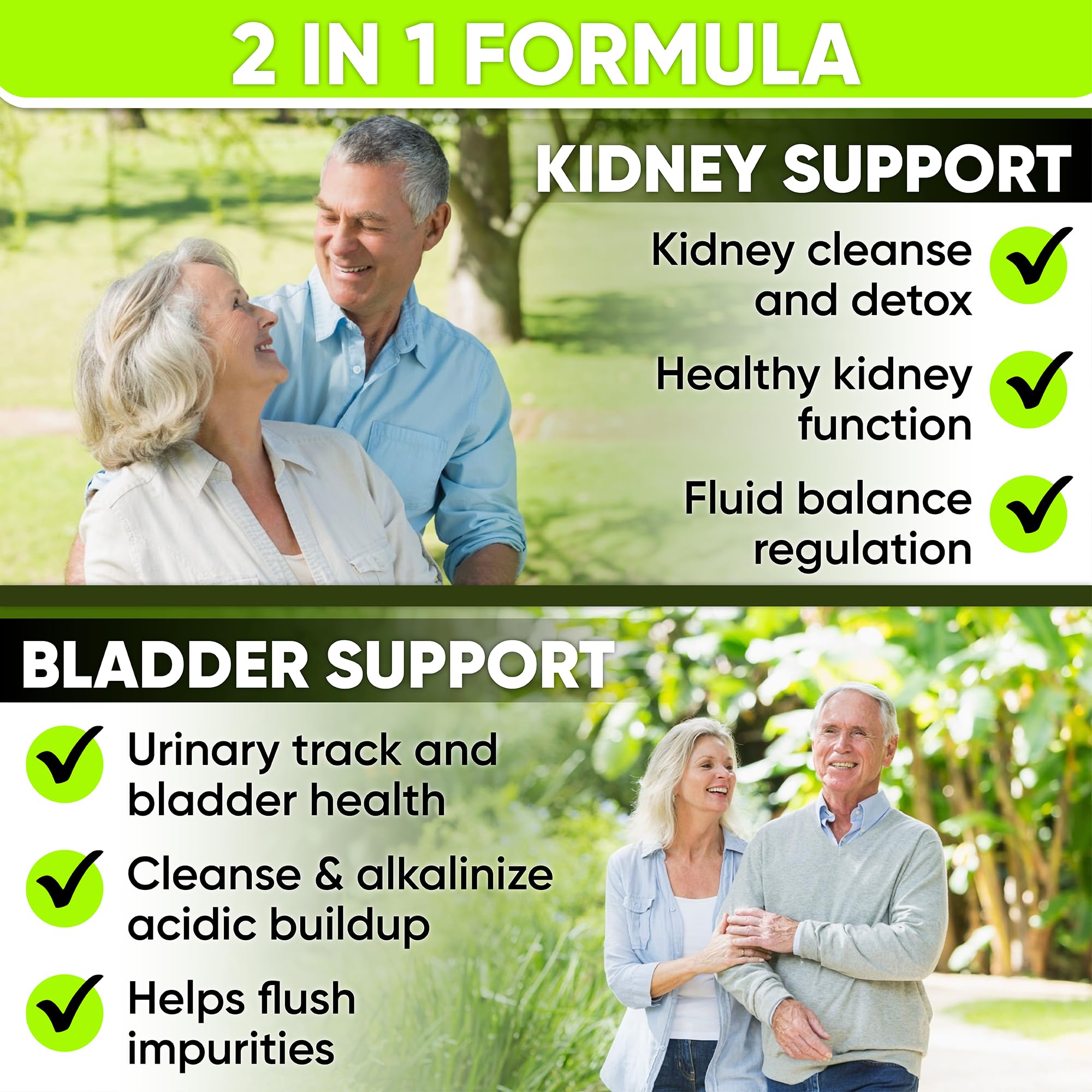 NutraPro Kidney Cleanse – étiquette affichant les ingrédients clés pour une détox naturelle.