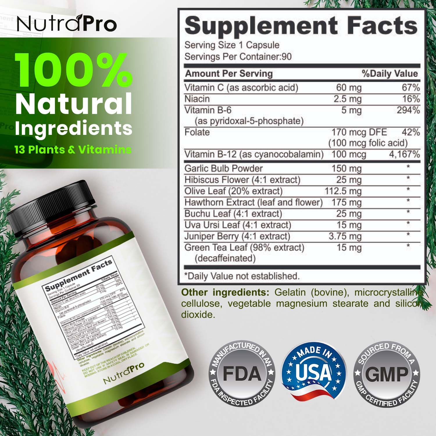 NutraPro - Utilisation quotidienne des capsules pour une circulation efficace.