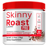 NutraRize Skinny Roast Pro, bocal-poudre, soutien énergie quotidienne et vitalité.