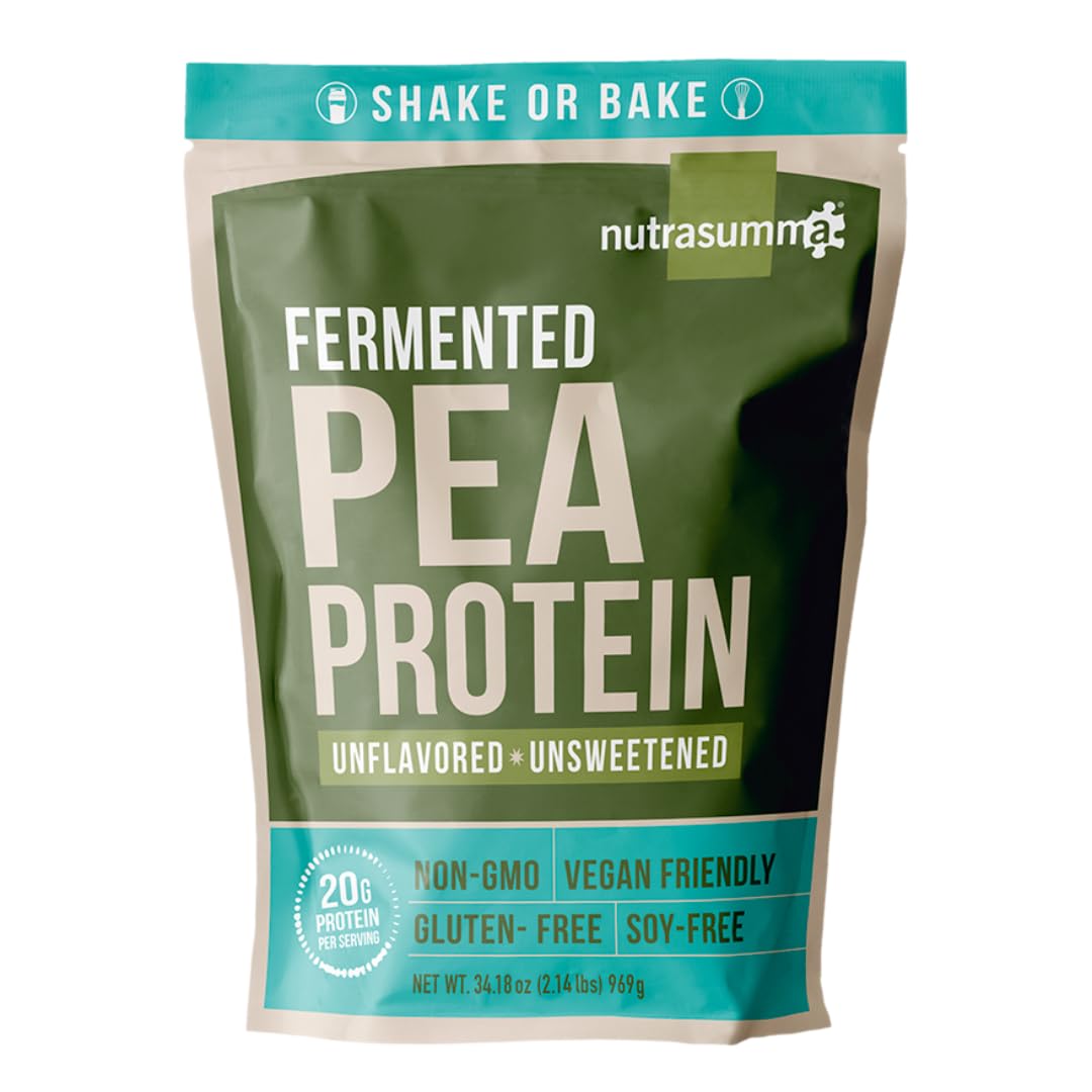 Nutrasumma Protéine de Pois – versement de poudre neutre pour shakes protéinés
