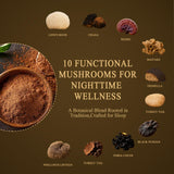 Nutrataste chocolat-crème champignons 10: texture riche et veloutée.