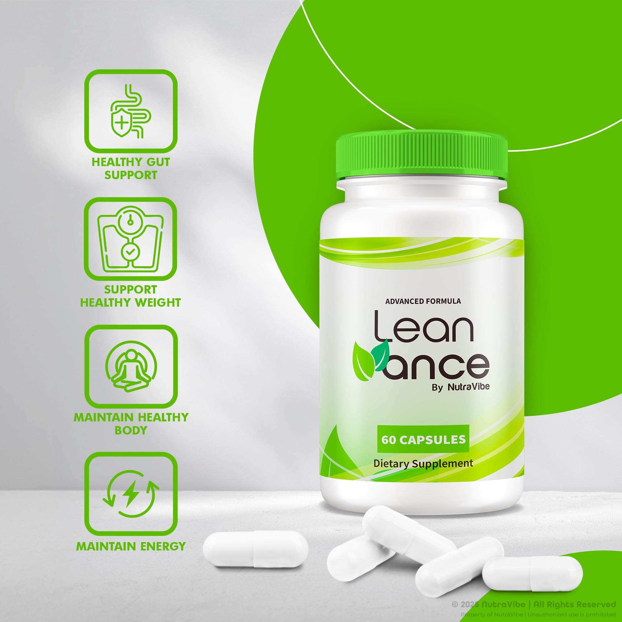 NutraVibe LeanVance, ensemble deux paquets pour utilisation continue