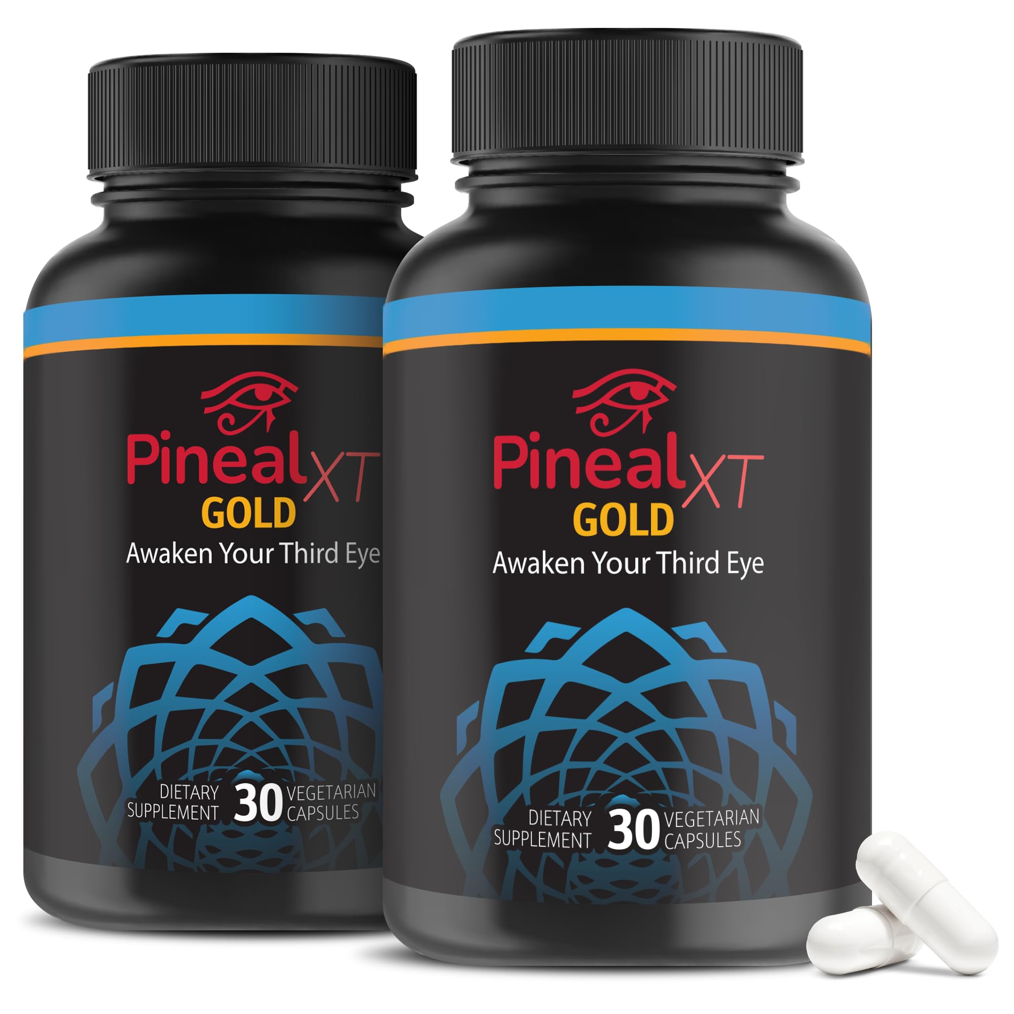 Nutraville Pineal XT Gold – Bouteille, soutien potentiel à la concentration mentale.