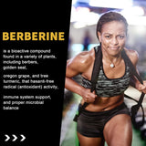 Nutravita Berberine gommes 1500 mg, dosage élevé en pot