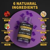Nutravita Berberine gommes biologique certifiée, ingrédients organiques