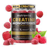 Nutravita Créatine Monohydrate Gummies, 120 gommes, soutien potentiel pour l’endurance.