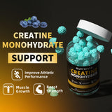 Quatre gommes par portion Nutravita Creatine pour la dose complète