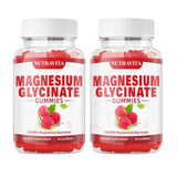 Nutravita Gummies Magnésium Glycinate, bouteille rouge, soutien potentiel du sommeil