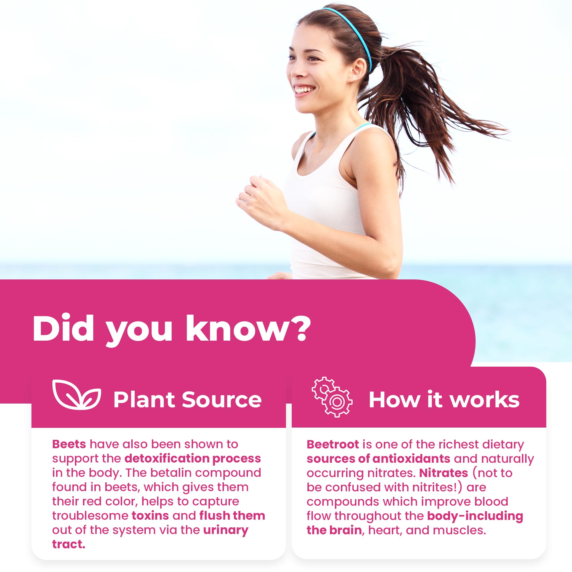 Nutrawave Betterave capsules – intérieur : capsules végétales faciles à avaler et à stocker.