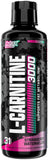 Nutrex carnitine liquide 3000, bouteille prête pour l'entraînement et énergie potentielle sans stimulants