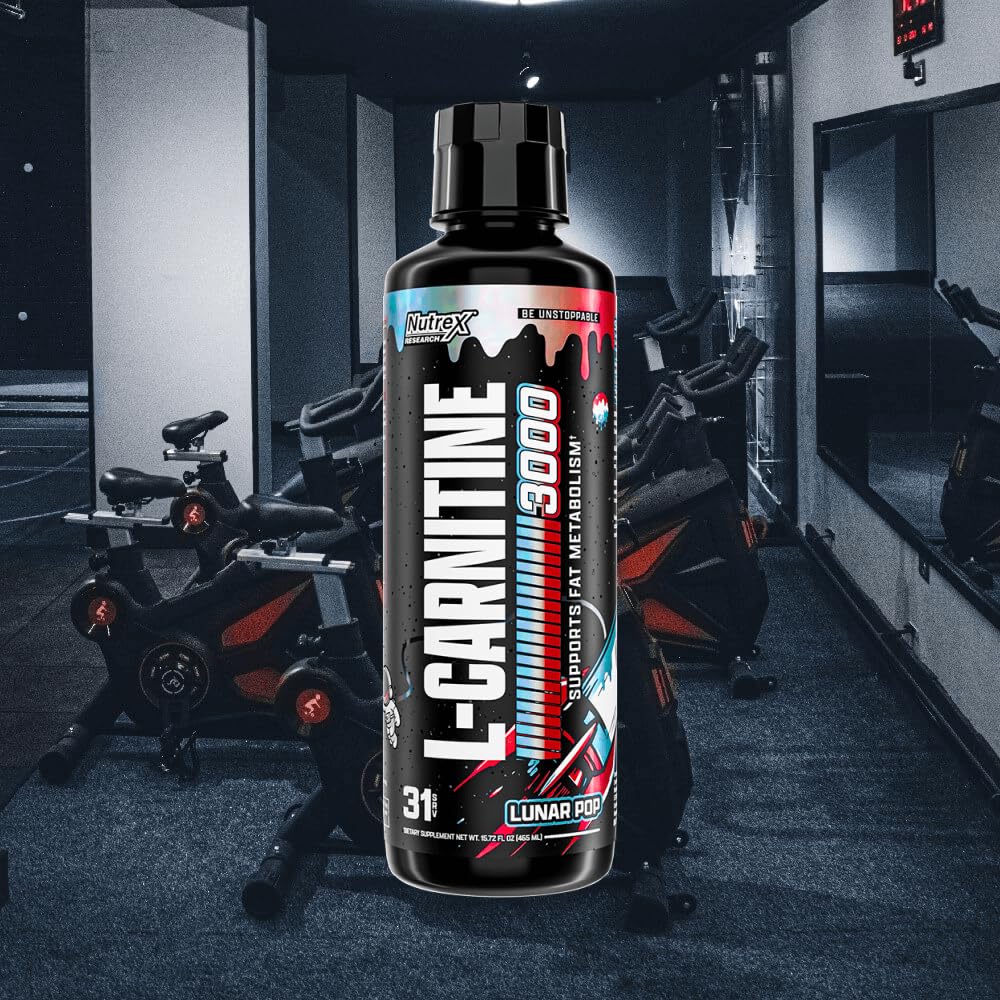 Nutrex Carnitine Liquide 3000 - dose facile pour la performance et récupération.