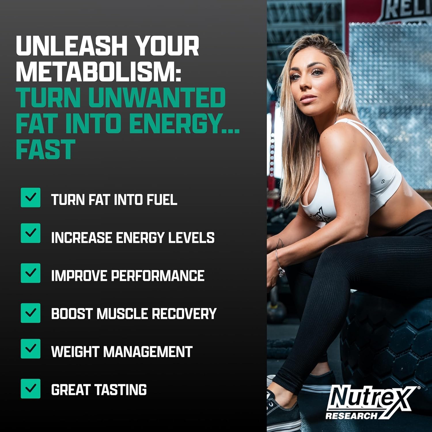 Nutrex carnitine liquide 3000, goût fraise-pasteque, boisson agréable à mélanger