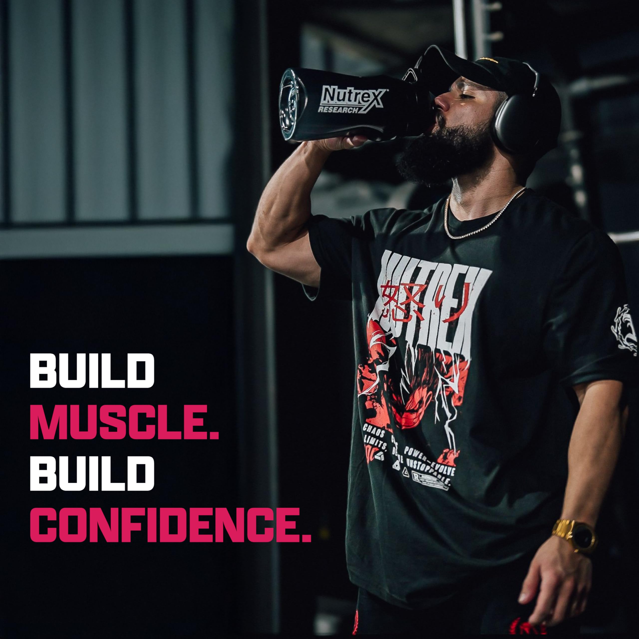 Nutrex Research poudre de créatine, puissance pour plus de répétitions et de levées.