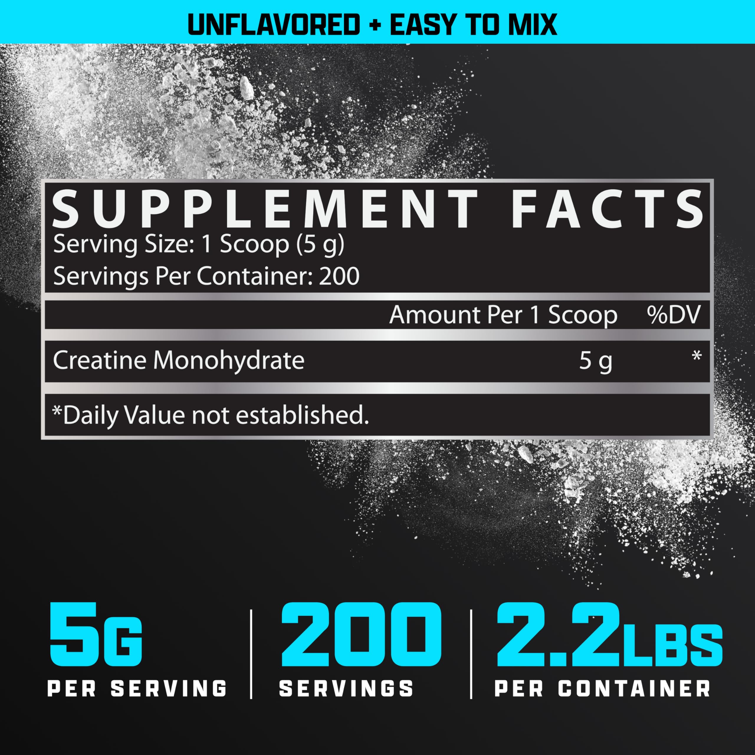 Nutrex Creatine – aide à des séances pré et post entraînement sans gonflement.