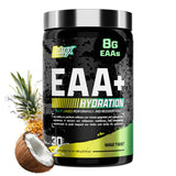 Nutrex EAA Hydration flacon Maui Twist favorise l'hydratation pendant l'entraînement.