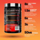 Nutrex EAA Hydration, poudre orange sanguine, mélange facile dans l'eau.