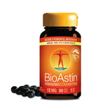 Nutrex Hawaii BioAstin 12 mg: bouteille de gélules et antioxydant potentiel