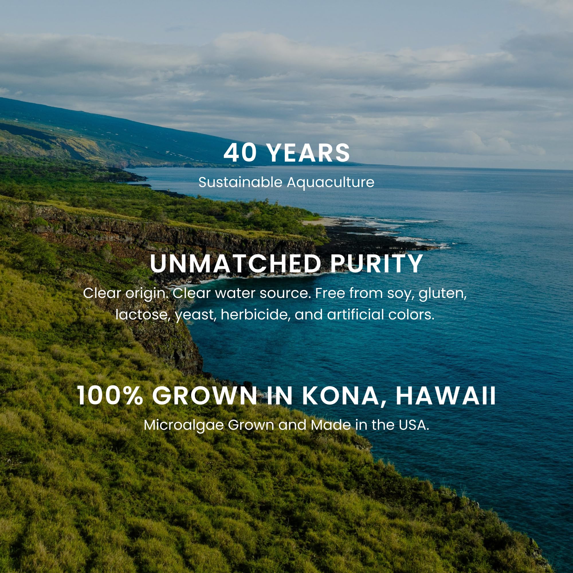 Production américaine Nutrex Hawaii BioAstin, sans OGM et sans gluten