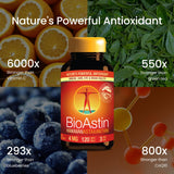 Gélules BioAstin rouges, routine quotidienne simple et agréable.