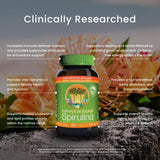 Nutrex Hawaii Spiruline – pigments naturels et antioxydants comme phycocyanine et chlorophylle.