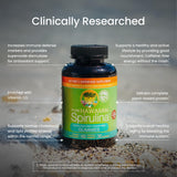 Nutrex Hawaii Bonbons spiruline non-GMO, sans additifs superflus.