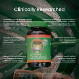 Origine eau volcanique hawaïenne pour la spiruline Nutrex.