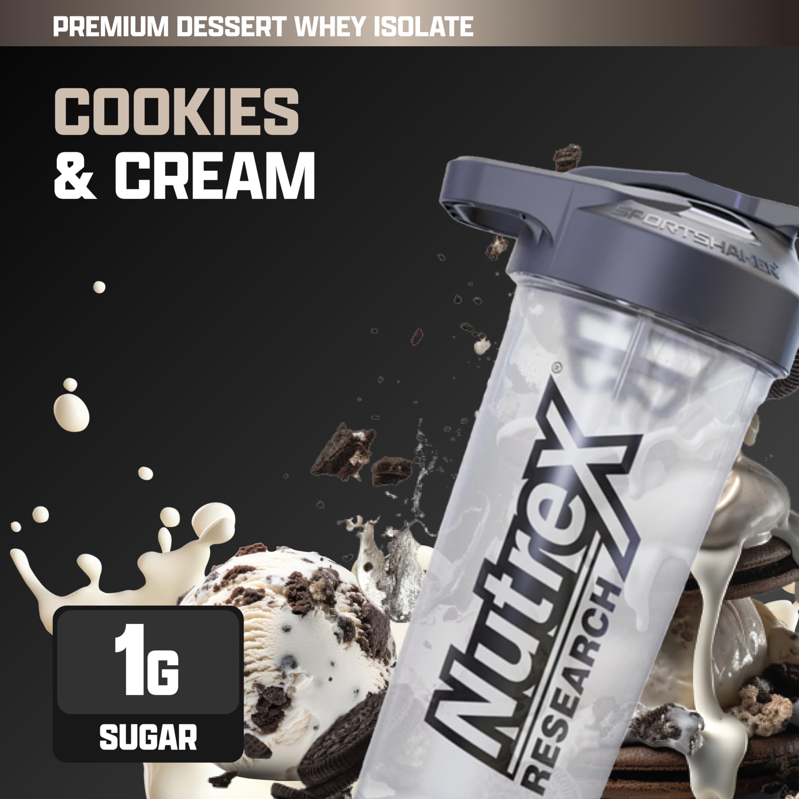 Doseur Nutrex IsoFit montrant une portion de 25 g.