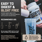 Pot Nutrex IsoFit en gros plan, démonstration de la qualité.