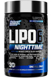 Nutrex Lipo-6 Nuit – étiquette affichant les ingrédients clés.