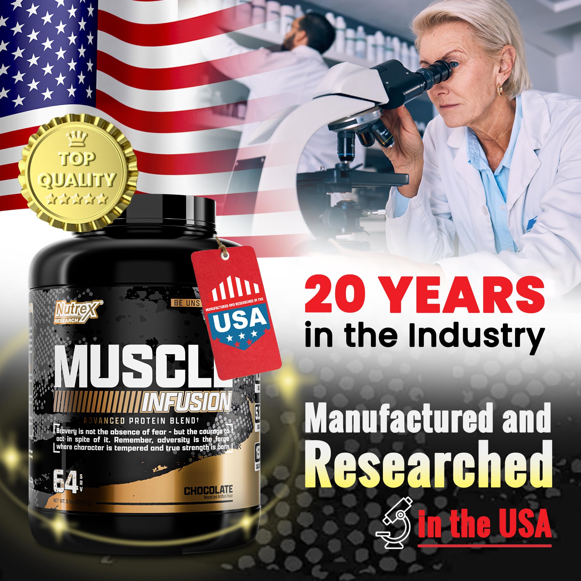 Nutrex Muscle Infusion conditionnement-5-livres, emballage pratique pour une utilisation prolongée.